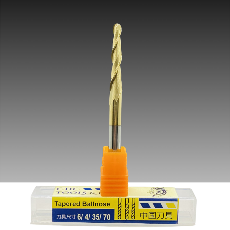 CDC Tools 3D Ball Nose CNC Carving Bit – Premium Carbide